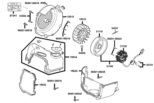 Nut Flange 10MM — 94050-10080-G — KYMCO exploded-view diagram