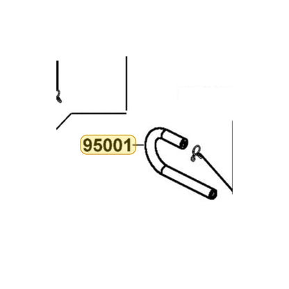 KYMCO Canister-Air Tube 95001-LEA2-900, part location on the factory exploded-view diagram