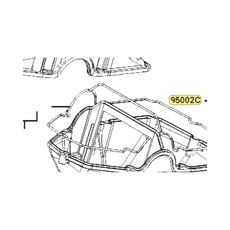 KYMCO 11.0 Tube Clip D 95002-41100-08, part location on the factory exploded-view diagram