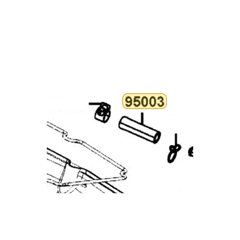 KYMCO V Tube 8*12*40 95003-23004-60, part location on the factory exploded-view diagram