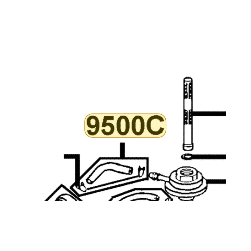 KYMCO Fuel Tube Assembly 9500C-KKDK-MY0, part location on the factory exploded-view diagram