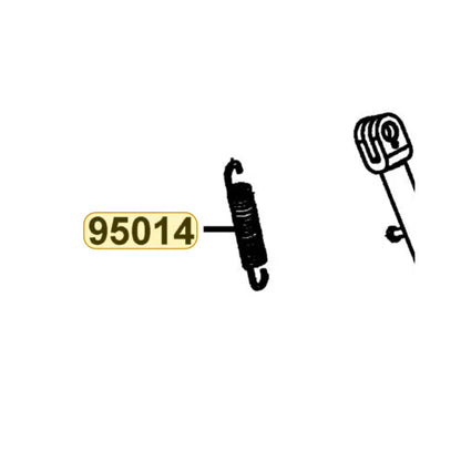 KYMCO B1 Side Stand Spring 95014-72204-G, part location on the factory exploded-view diagram