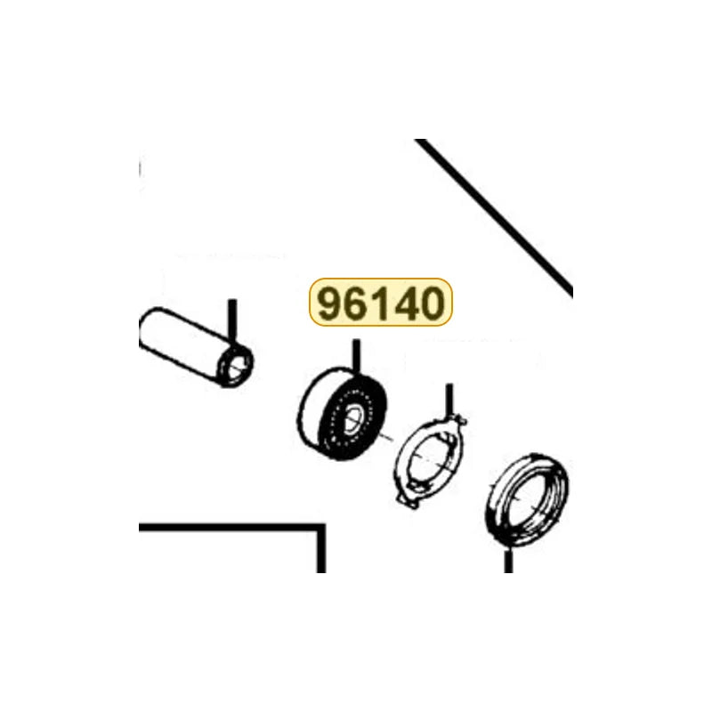 KYMCO Ball Radial 6301 Bearing U 96140-63010-10, part location on the factory exploded-view diagram