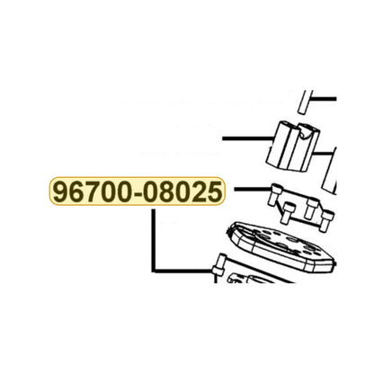 KYMCO Flange Sh Bolt 8*25 (Cr) 96700-08025-02, part location on the factory exploded-view diagram