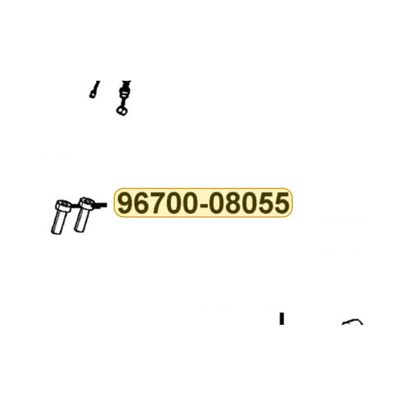 KYMCO Flange Sh Bolt 8*55 (Cr) 96700-08055-02, part location on the factory exploded-view diagram
