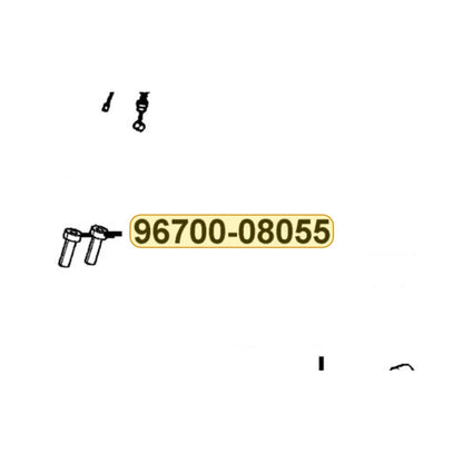 KYMCO Flange Sh Bolt 8*55 (Cr) 96700-08055-02, part location on the factory exploded-view diagram