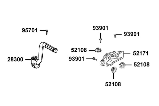 Screw Tapping 6*12 — 93901-26160 — KYMCO exploded-view diagram