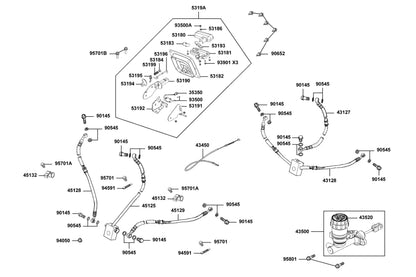 Clip 2*70 — 94591-KFBF-900 — KYMCO exploded-view diagram