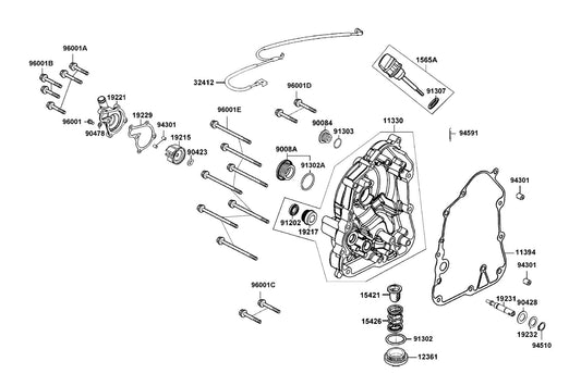 Oil Seal 13.7*24*5 — 91202-LKG2-900 — KYMCO exploded-view diagram