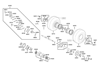 Seal Dust 52X68X7 — 91254-LKC2-E00 — KYMCO exploded-view diagram