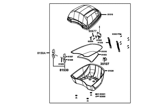 Nut Clip 5MM — 90677-GAR1-C01 — KYMCO exploded-view diagram