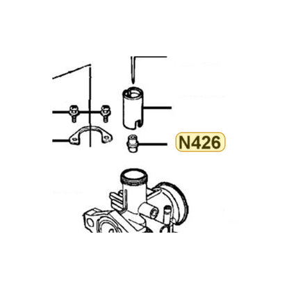 KYMCO Needle Jet N426-28A00, part location on the factory exploded-view diagram
