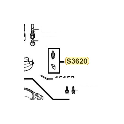 KYMCO Valve Float Set S3620-031-B000, part location on the factory exploded-view diagram