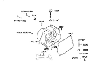 Oil Seal 13.7*24*5 — 91202-KGB4-C10 — KYMCO exploded-view diagram