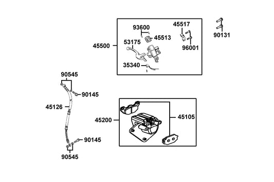 Oil Bolt 10*22 — 90145-9A61-C00 — KYMCO exploded-view diagram