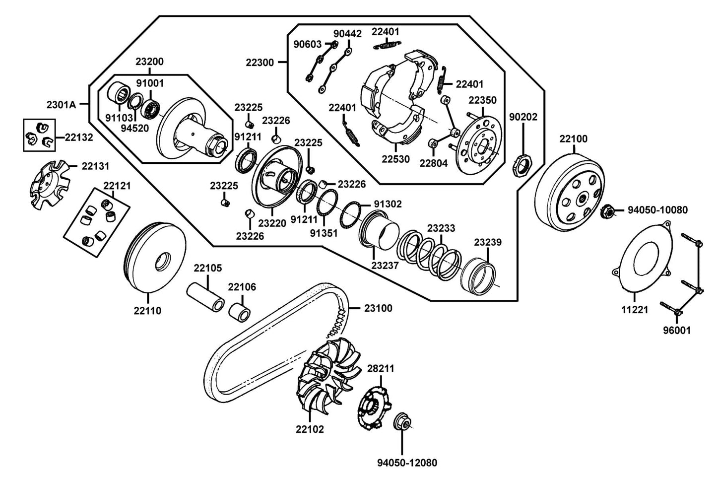 Oil Seal 34*39*3 — 91211-GHK8-014 — KYMCO exploded-view diagram