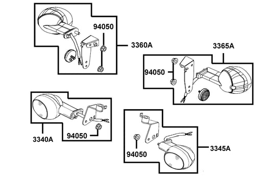 Nut Flange 5MM — 94050-05080 — KYMCO exploded-view diagram