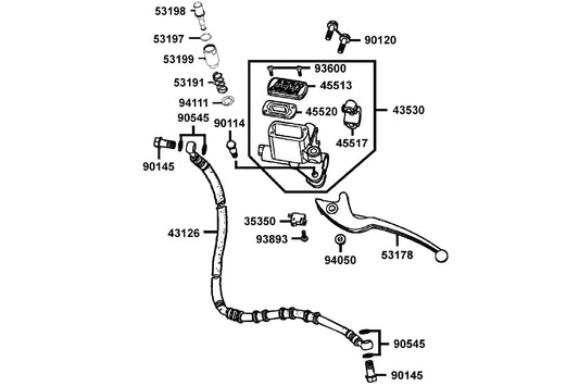 Washer Spring — 94111-PWA6-900 — KYMCO exploded-view diagram
