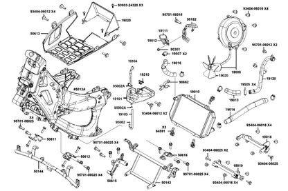 Nut Flange 6MM — 90301-LAC5-671 — KYMCO exploded-view diagram