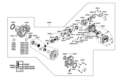 Clamp D9.5 Tube — 95002-40950-08 — KYMCO exploded-view diagram