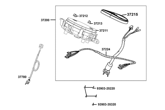 Screw Tapping 5*16 — 93903-35320-G — KYMCO exploded-view diagram
