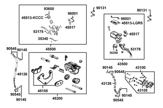 Oil Bolt 10*22 — 90145-9A61-C00 — KYMCO exploded-view diagram