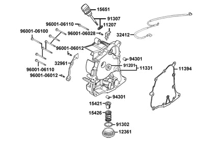 Oil Seal 19.8*30*5 — 91201-GFY6-C00 — KYMCO exploded-view diagram