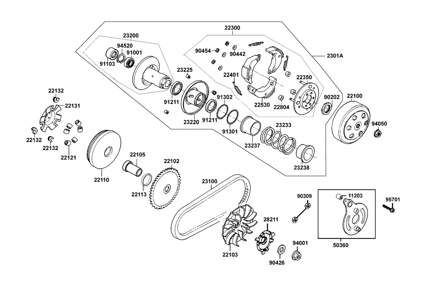 Oil Seal 34*39*3 — 91211-KEE1-900 — KYMCO exploded-view diagram