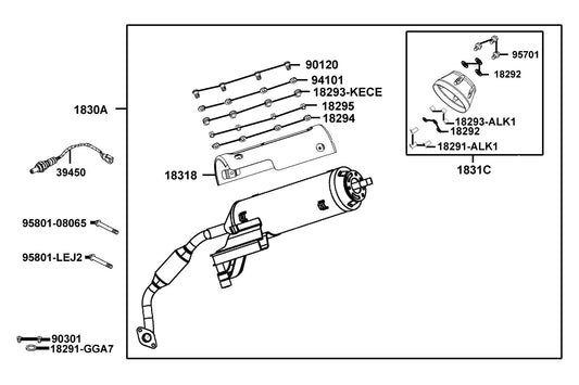 Washer Plan 6MM — 94101-LGR3-E10 — KYMCO exploded-view diagram