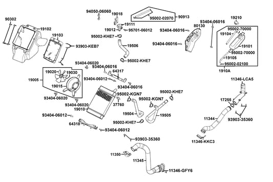 Bolt-wash 5*12 — 90302-GFY6-901 — KYMCO exploded-view diagram