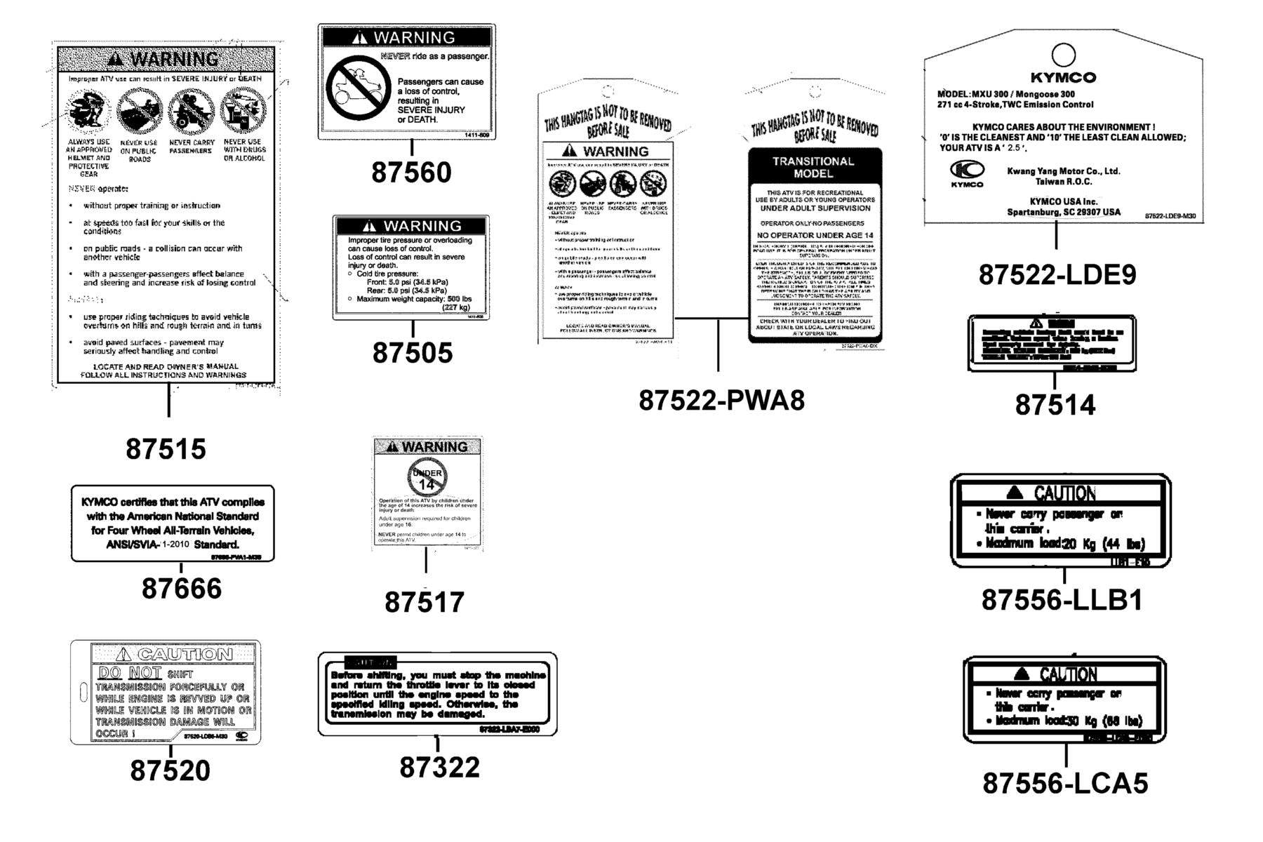 Speed Limit — 87519-LDE9-M30-T01 — KYMCO exploded-view diagram