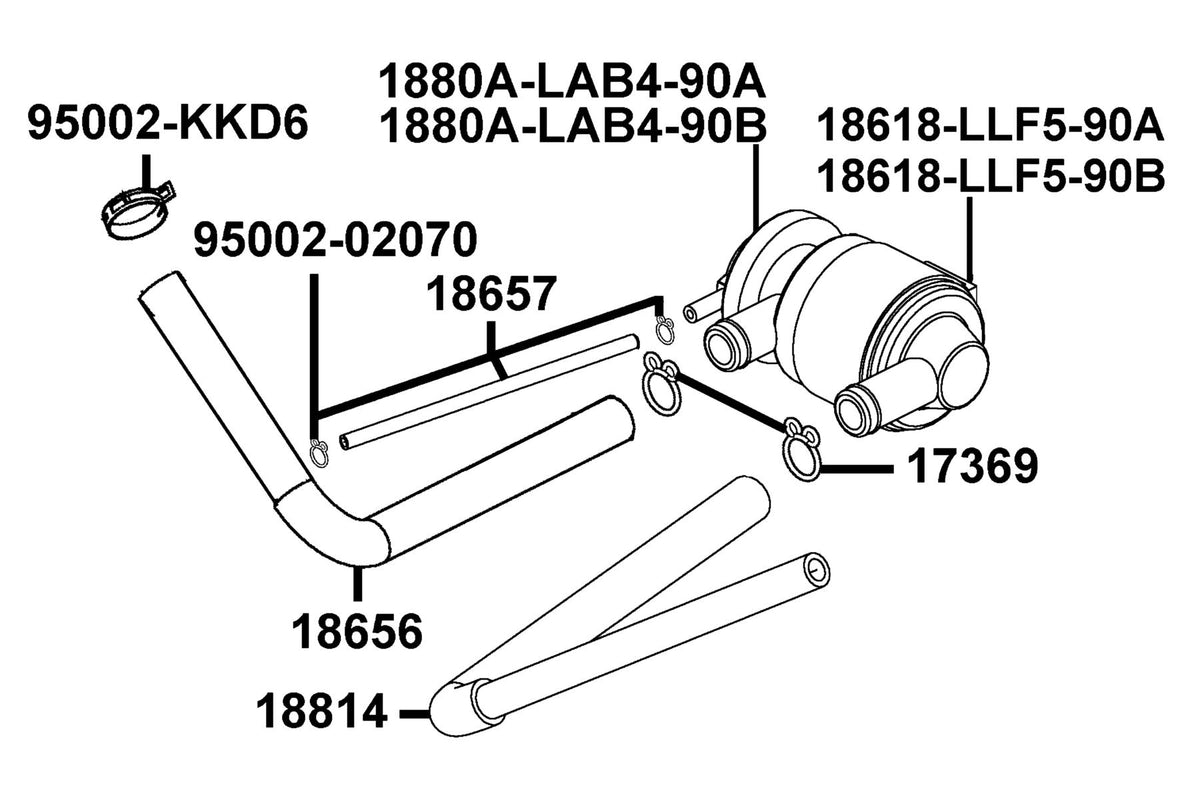 KYMCO Air Cleaner Second exploded-view diagram, People S 50