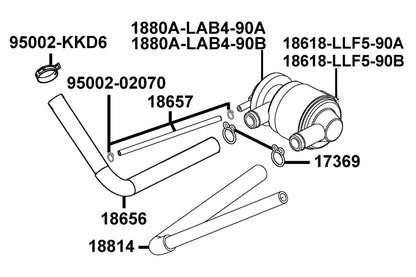 KYMCO Air Cleaner Second exploded-view diagram, People S 50