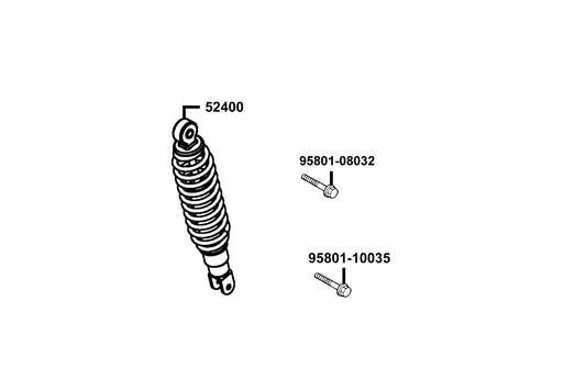 Bolt Flange 10X35 — 95801-10035-08G — KYMCO exploded-view diagram