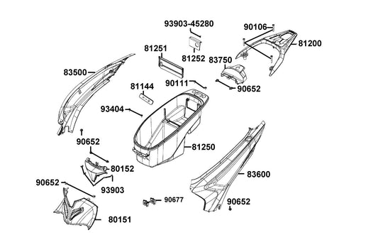 Lid Carb Maint — 81251-AEB9-E00-N1R — KYMCO exploded-view diagram