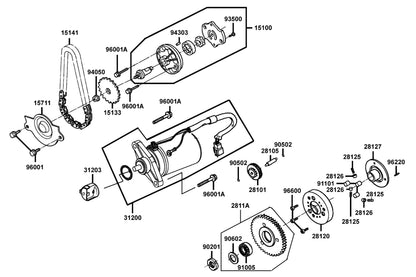 Roller 10.2*11.5 — 91101-KNBN-901 — KYMCO exploded-view diagram