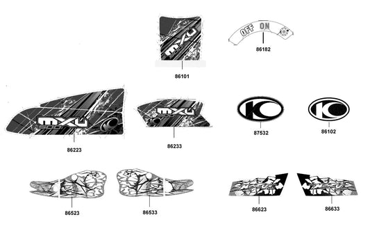 Stripe L Fuel Tank — 86233-AAA5-M30-T06 — KYMCO exploded-view diagram