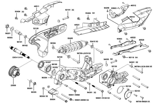 Oil Seal 48X72X8 — 91257-LGC6-E00 — KYMCO exploded-view diagram