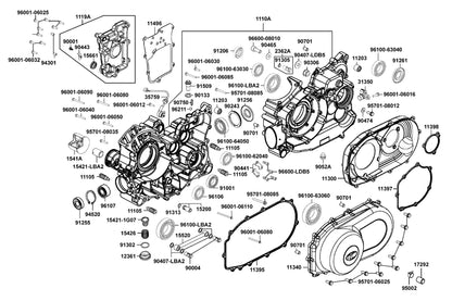 Oil Seal 30X72X7 — 91261-LDB5-E00 — KYMCO exploded-view diagram