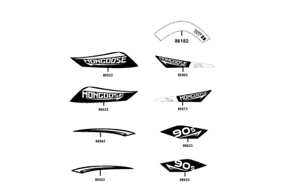 Stripe B R Fender Fr — 86543-ABC9-M30-T02 — KYMCO exploded-view diagram
