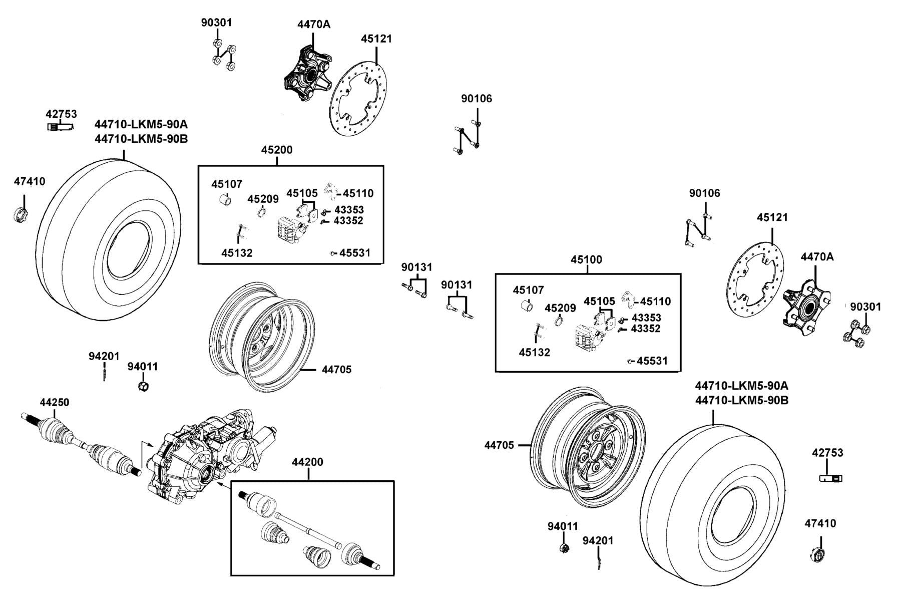 Pin Split 3*40 — 94201-30400 — KYMCO exploded-view diagram