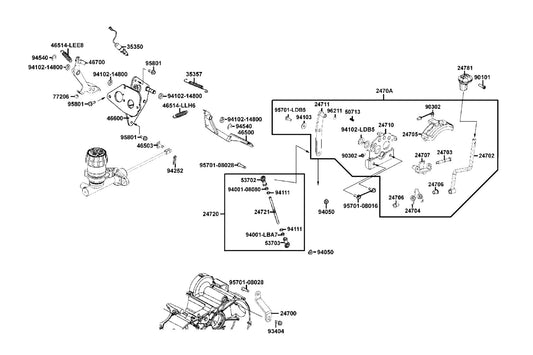 E Ring 12 — 94540-12028 — KYMCO exploded-view diagram