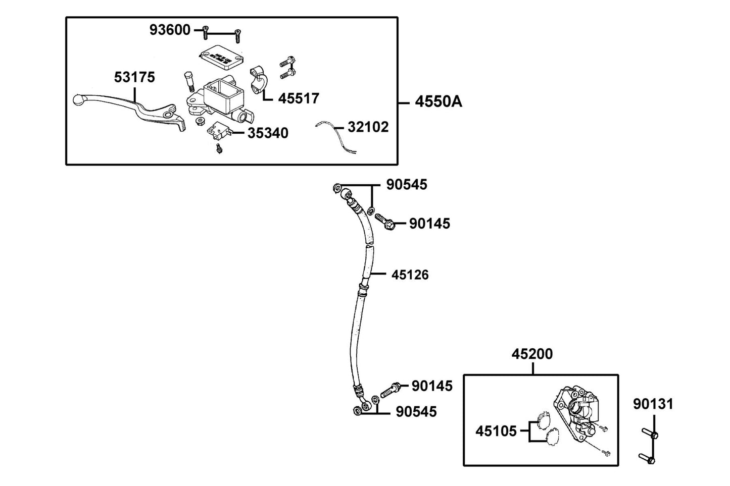 Oil Bolt 10*22 — 90145-9A61-C00 — KYMCO exploded-view diagram