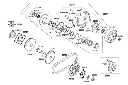 Oil Seal 34*39*3 — 91211-KEE1-900 — KYMCO exploded-view diagram