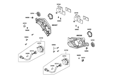 KYMCO Light Tail exploded-view diagram, MONGOOSE 270