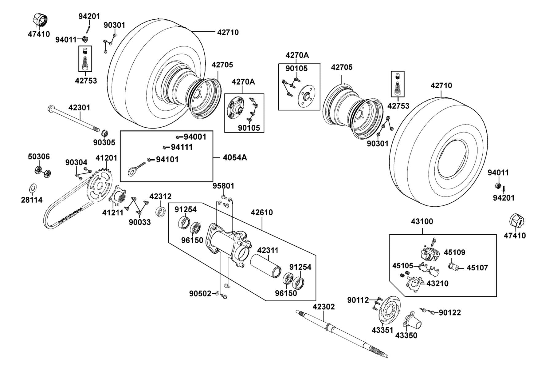 Seal Dust — 91254-LLB1-900 — KYMCO exploded-view diagram