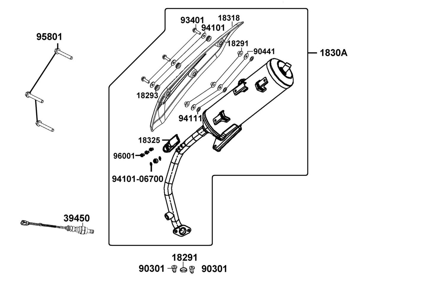 Nut (hex) Cap 8MM — 90301-GFY6-C01 — KYMCO exploded-view diagram