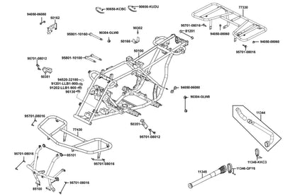 Oil Seal 22*35*7 — 91202-LLB1-900 — KYMCO exploded-view diagram