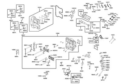 Seal Head Cover — 12391-LBA2-E00 — KYMCO exploded-view diagram