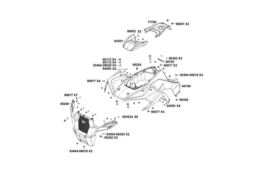 Bolt-wash 5*12 — 90302-PWA5-900 — KYMCO exploded-view diagram